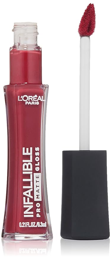 L’Oréal Paris Infallible Lip Pro Matte Gloss, Rouge Envy, 0.21 fl. oz.