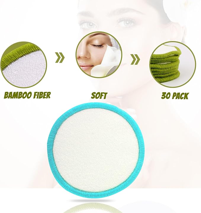 30 pack reusable makeup remover