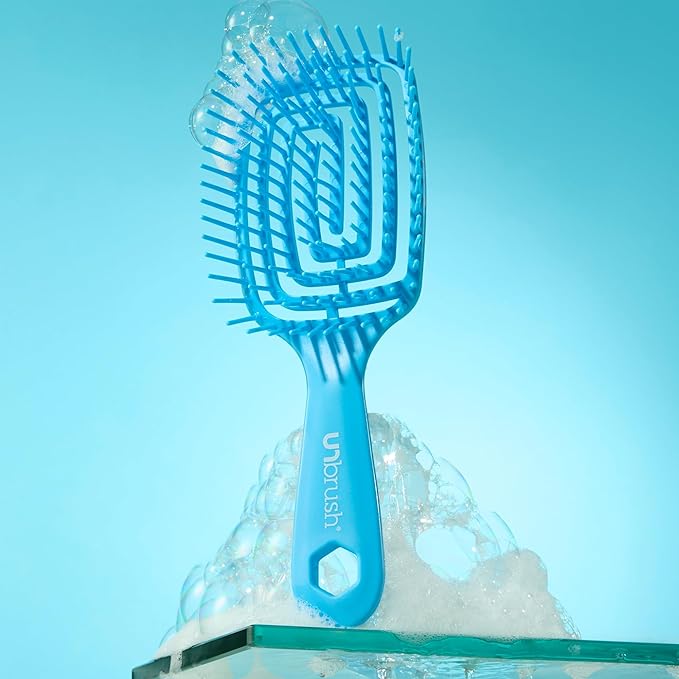 FHI Heat UNbrush Flex Detangling Hair Brush - Blue