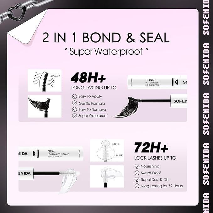 Lash Clusters Kit Eyelash Clusters 100D+150D Thick Volume Cluster Eyelash Extensions D Curvature Cluster Lashes 10-18mm Wispy DIY Lash Extension Kit(100D+150D-10-18MIX Thick Kit)