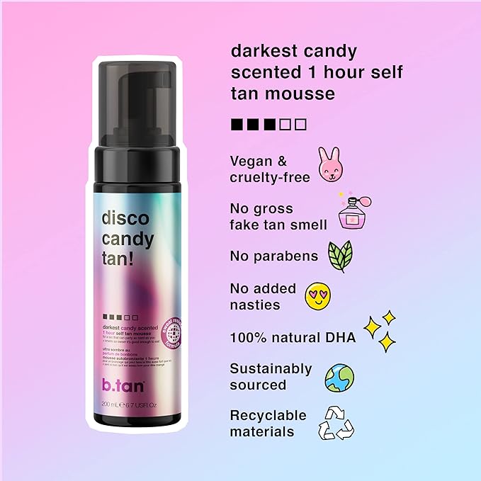 b.tan Dark Self Tanner | Disco