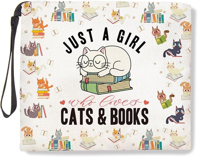 Book lovers gifts makeup bag