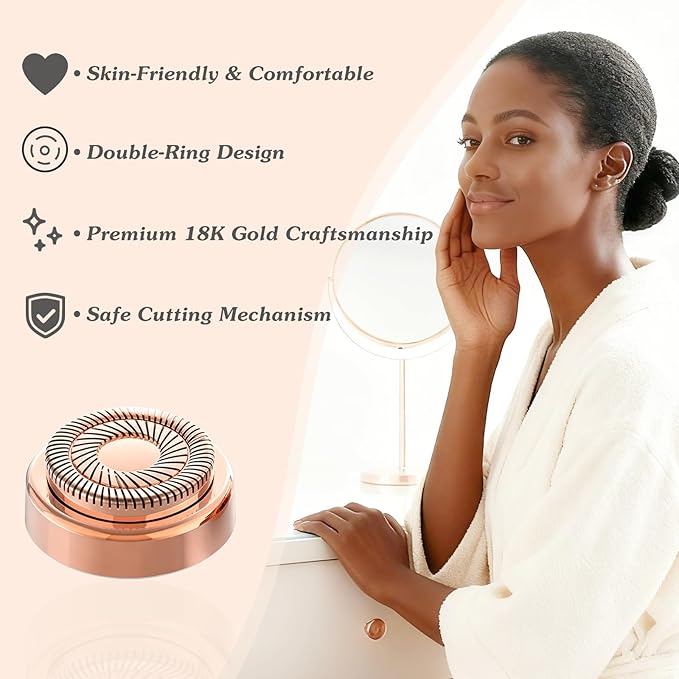 tuokiy Facial Hair Removal Replacement Heads for Finishing Touch Flawless, Refill for Flawless Replacement Heads