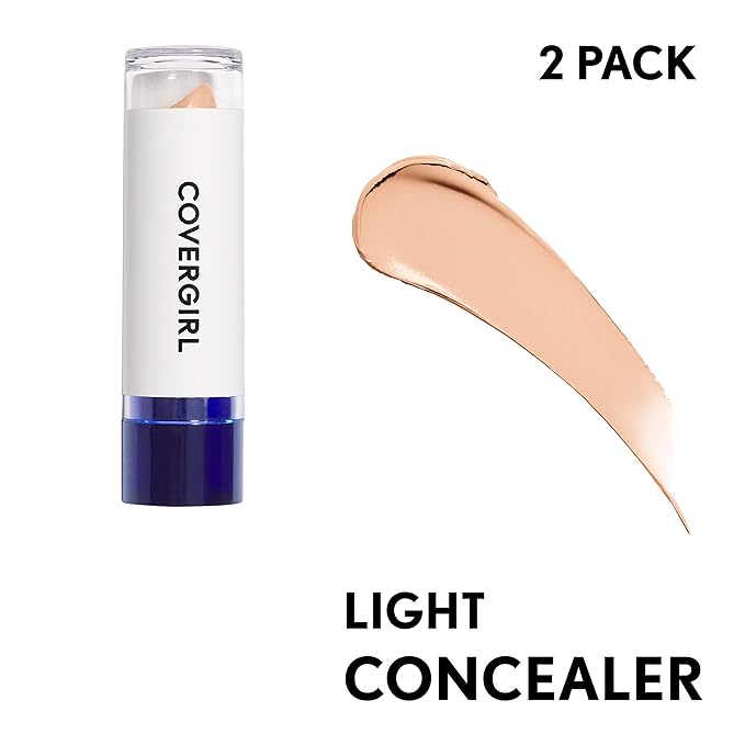 COVERGIRL Smoothers Moisturizing Concealer, Light, 2 Count