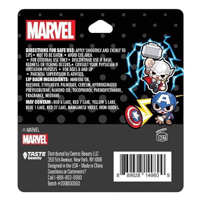 Taste Beauty Marvel Comic Book Themed