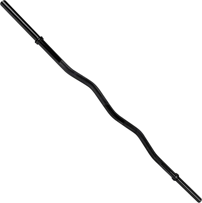 Cap Barbell 47-Inch Standard Solid E-Z Curl Bar