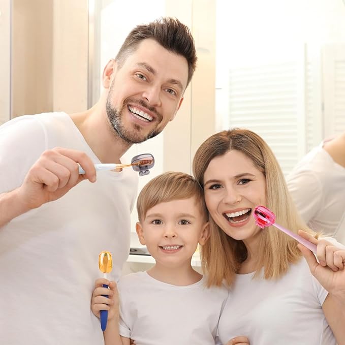 6 Pack Toothbrush Covers Portable Toothbrush Protector Coverings Clips Travel Protector Plastic Brush Pod Protection Clip Case Tooth Brush Covers for Kids Bathroom Home Travel Supplies