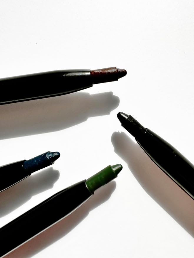 Sandstone Scandinavia Waterproof Eyeliner Pencil - Vegan Hypoallergenic for Sensitive Eyes - Smudge Proof Gel liner - Hypoallergenic Makeup (Black)