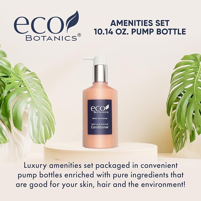 Terra Pure Eco Botanics Conditioner, Retail Size Hotel Amenities, 10.14 oz. (Case of 24)