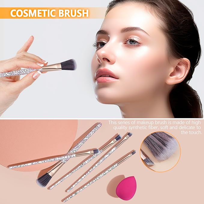 Professional Make up Kit,Makeup kit For Girls, Makeup Set For Women Eyeshadow Palettes, Lip Colors, Makeup brush set,Makeup bag (Pink)
