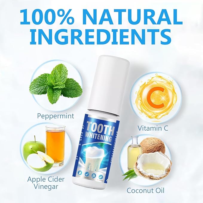 Tooth Paint, Instant Tooth Polish for Teeth Whitening, Teeth Whitener for Brightening and Whitening Teeth Effortlessly, Non Irritating Formula for Sensitive Teeth Daily Us