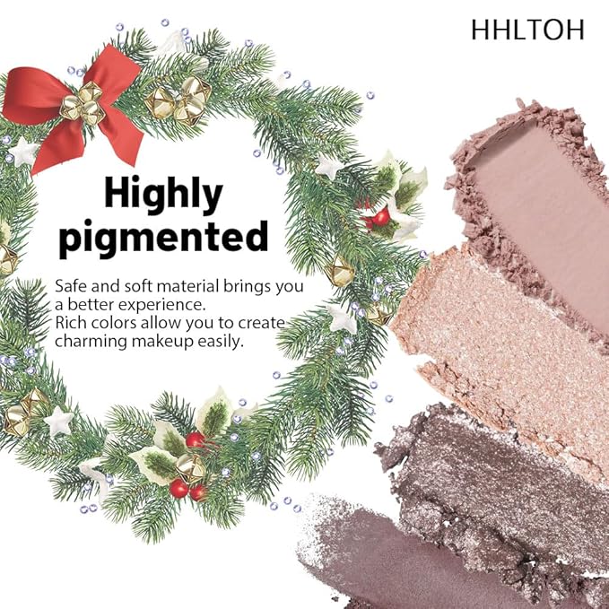 4 Colors Plum Nude Brown Champagne Rose Gold Eye Shadow Powder Palette Makeup, Neutral Matte Shimmer Cream Eyeshadow Palette for Old Women Highly Pigmented Waterproof, paleta de sombras de ojos