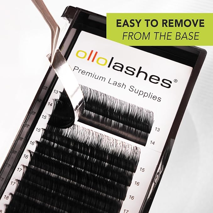 Bottom Lash Extension J Curl 0.05mm Mix4-7mm 4mm 5mm 6mm 7mm Black Color Bottom Lash Extensions, Professional Supplies for Lash Techs (Bottom-J-0.05, 4-7mm)