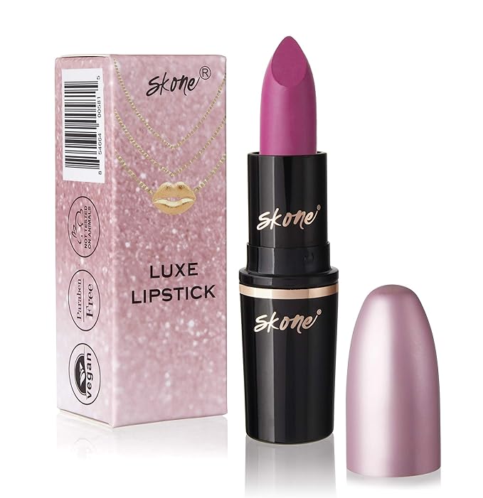 Skone Cosmestics | Charm Collection | Luxe hydrating Lip Stick | Vegan Formula | Infused with Vitamin E | Long Lasting Lightweight Lip Balm | Color Maxamillion