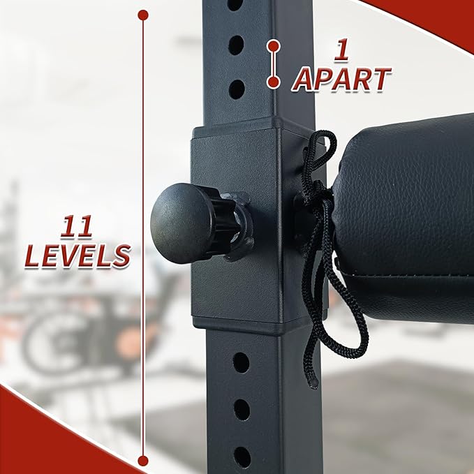 Bulgarian Split Squat Stand With 11-Level Single Leg