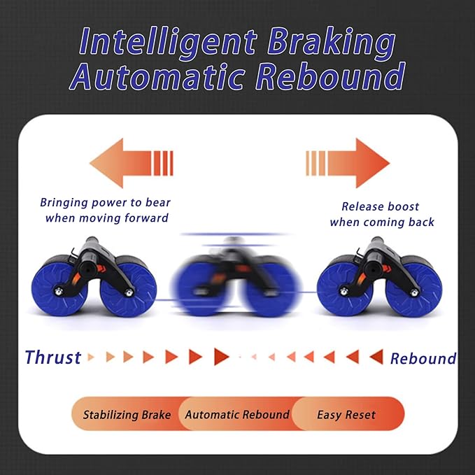 Automatic Rebound Abdominal Wheel for Abs Workout Equipment,2023 New