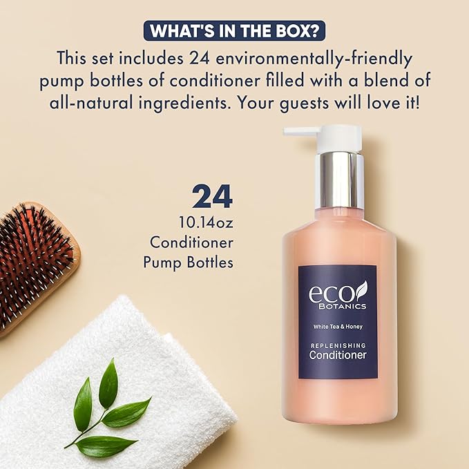 Terra Pure Eco Botanics Conditioner, Retail Size Hotel Amenities, 10.14 oz. (Case of 24)