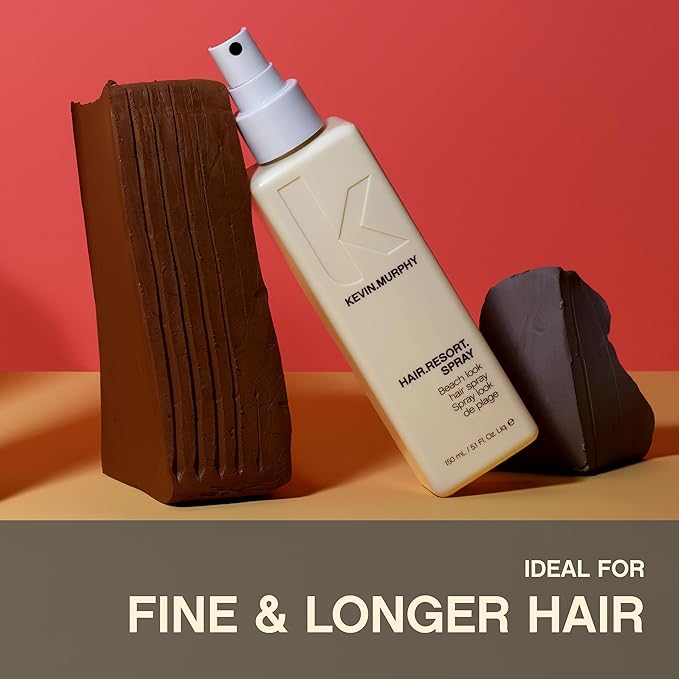 KEVIN.MURPHY HAIR.RESORT.SPRAY - Beach Look Hairspray - For Fine & Longer - Natural, Flexible Hold - Lightweight Hairspray - Sulphate Free Hair Care - 150 mL / 5.1 fl oz (Pack of 2)