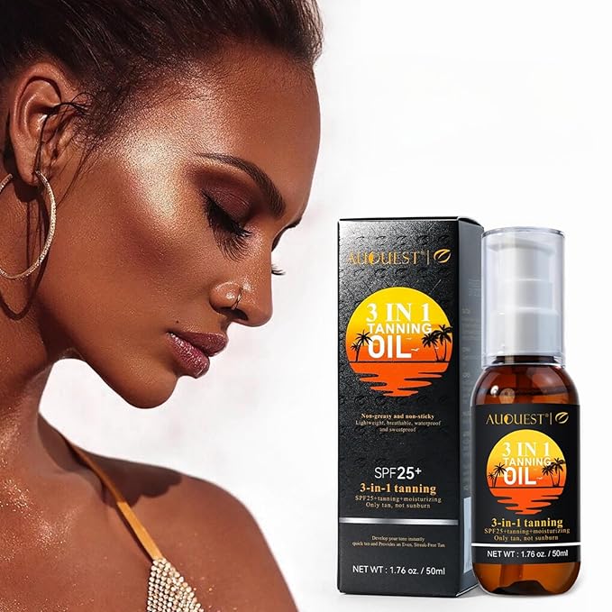 3-in-1 Tanning Oil,Summer Beach Tanning