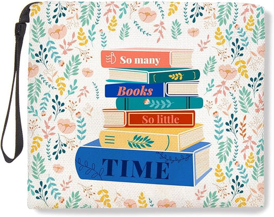 Book lovers gifts makeup bag