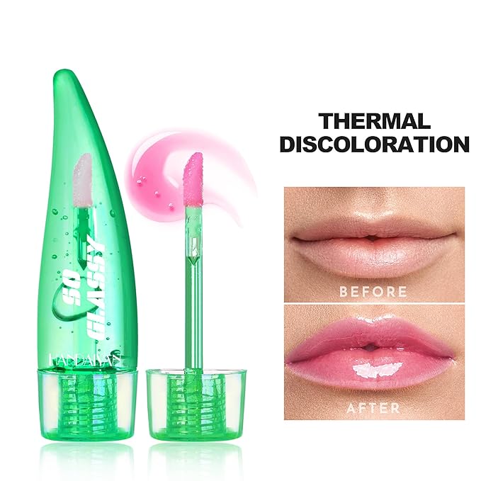 AKARY Hydrating Lip Glow Oil, Plumping & Glitter Hydrating