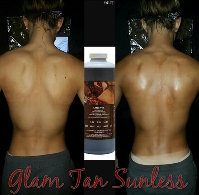 Tampa Bay Tan, Tan Alchemy, Tan Envy European DARK 11.5% DHA Sunless Airbrush Spray Tanning Solution Gallon (ships in 4 qts)