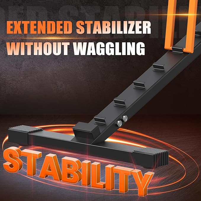 700-880LBS Adjustable Weight Bench - Bonvork Foldable Workout 80 X 40MM Heavy