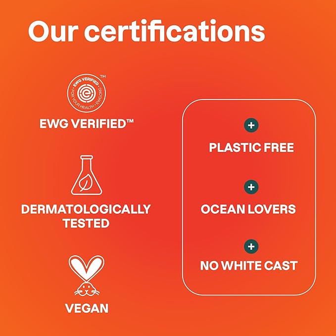 ATTITUDE Mineral Sunscreen Stick with Zinc Oxide, SPF 30, EWG Verified, Plastic-Free, Broad Spectrum UVA/UVB Protection, Dermatologically Tested, Vegan, Orange Blossom, 2.1 Ounces