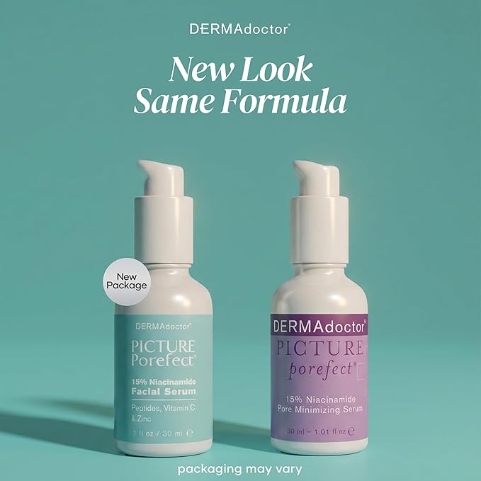 DERMAdoctor Pore Minimizer Niacinamide Serum for Face | Vitamin B3 Niacinamide Oil Control Pore Minimizer for Visible pores, Blackheads, Uneven Skin Tone, Redness, Oily Skin - Dermatologist Formulated