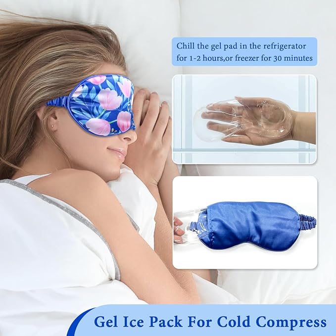 Cooling eye mask, gel eye