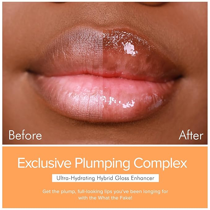 Queen Cosmetics Lip Plumper Gloss, 0.5 (Glazed