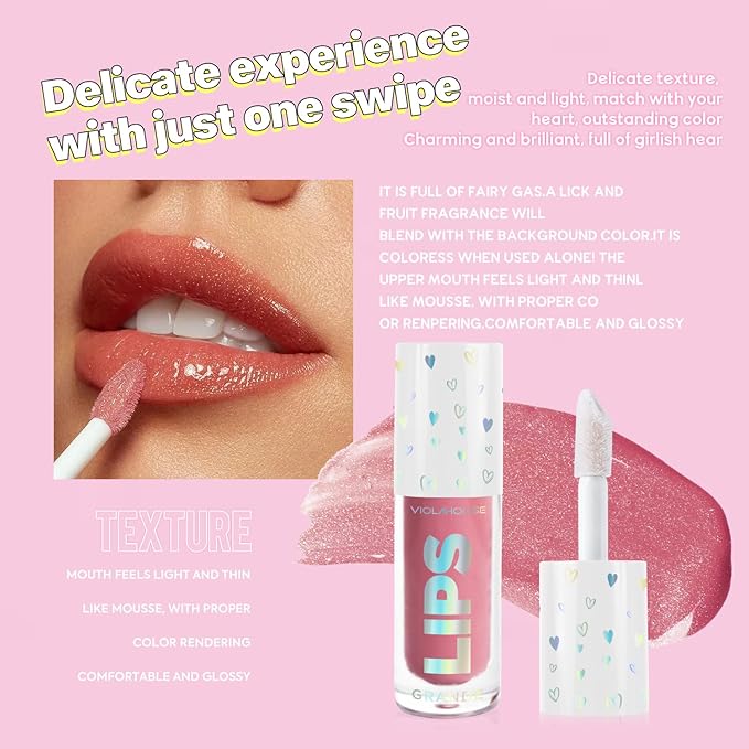 VIOLA HOUSE Lip Plumping Gloss, high gloss lip 50ml