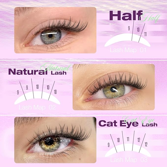 Yawamica Self Adhesive Eyelashes Natural Lash Clusters 9-12mm Pre-Glued Wispy Eyelash Clusters No Glue Press On Eyelash Extensions CC Curl Clear Band DIY Individual Lashes for Beginners