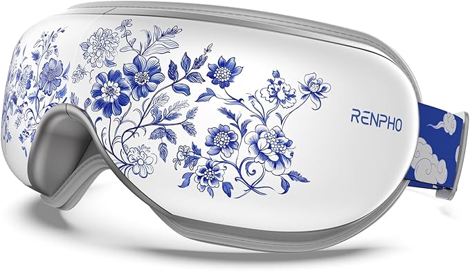 RENPHO Eye Massager with Heat, Valentines Day Gifts for Her Him Birthday Gifts for Women Mom, FSA Eligible HSA Eye Mask for Migraine,Sleep Mask for Dry Eyes Relax, Reduce Strain for Men Dad Eyeris 1