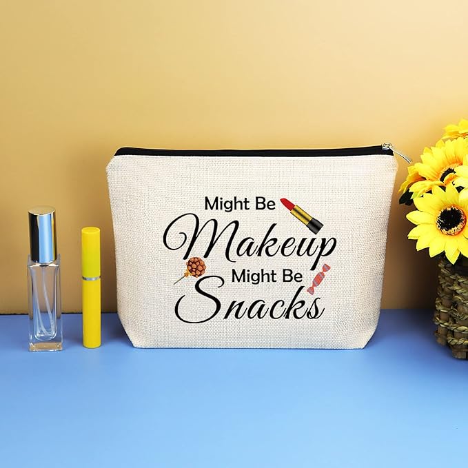 Funny Makeup Bag Gift for Women Teen Girls Best Friends Gift Idea Sister Travel Cosmetic Bag Halloween Christmas Birthday Gift for Friends Sister Daughter Mom Multifunction Pouch Make Up Bag
