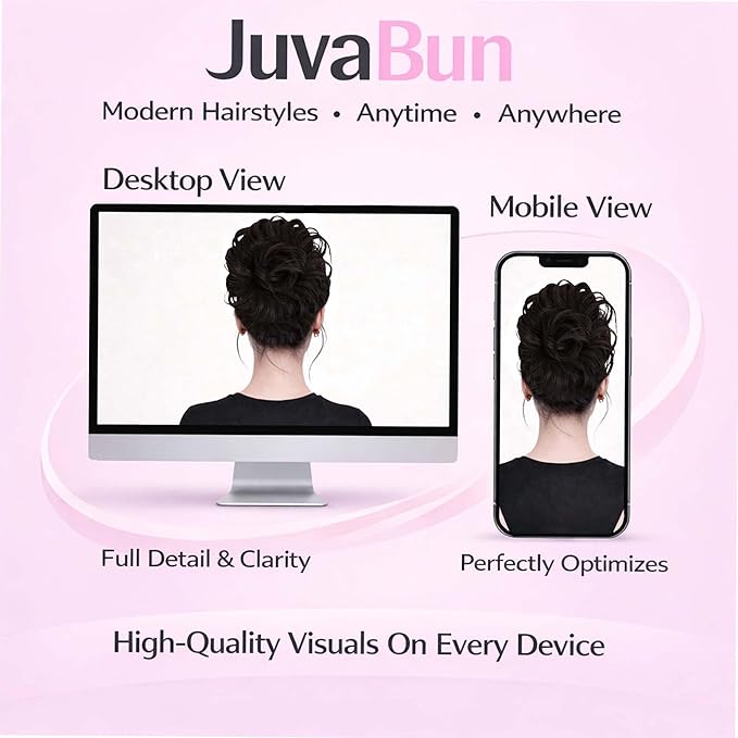 Juvabun Messy Bun 2.0 Dark Brown Curly Messy Bun Hair Extension Lightweight Washable Hair Bun Scrunchie for Women Everyday Updos