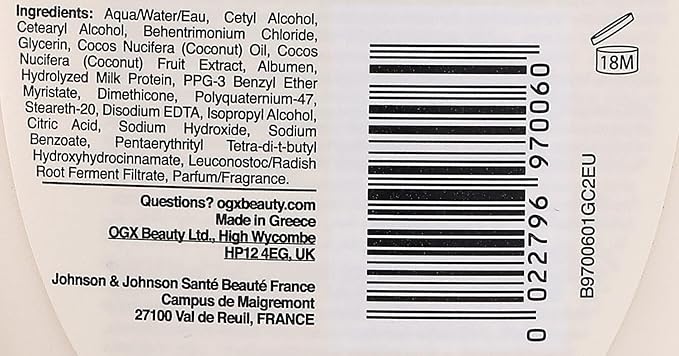 OGX Hair Conditioner, Nourishing Coconut Milk, Sulfate-Free | 13 Fl Oz | Pack of 2