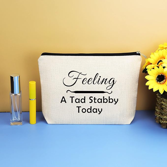 Funny Dentist Gifts Makeup Bag Dental Hygienist Gift Cosmetics Bag Dental Student Graduation Gift New Dentist Retirement Christmas Birthday Gifts for Dentists Coworker Teacher Travel Pouch