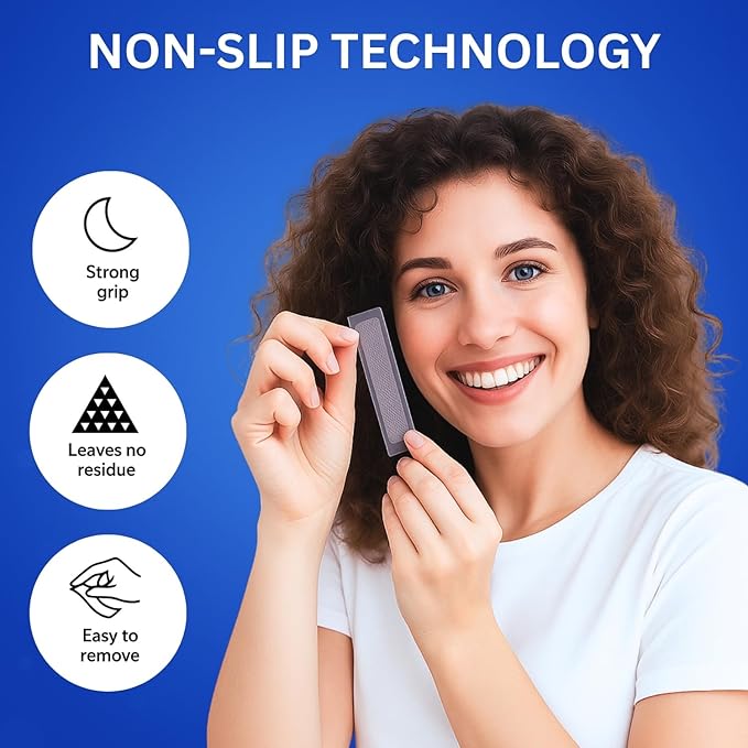 Teeth Whitening Strips – Enamel-Safe, Non-Slip Dry – 7 Treatments – Helps Remove Deep Stain with Coconut, Sage Oil, Dead Sea Salt & Lemon Peel Oil – 14 Strips