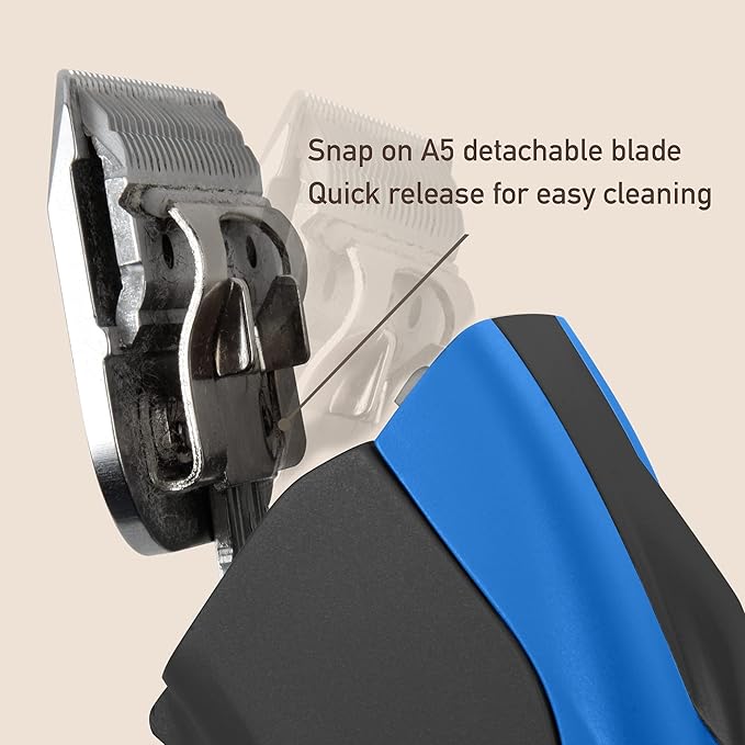 FURZONE Detachable Blade - Size 4F Blades 3/8", Made of Extra Durable Japanese Steel, Compatible with Most Andis, Oster, Wahl A5 Clippers