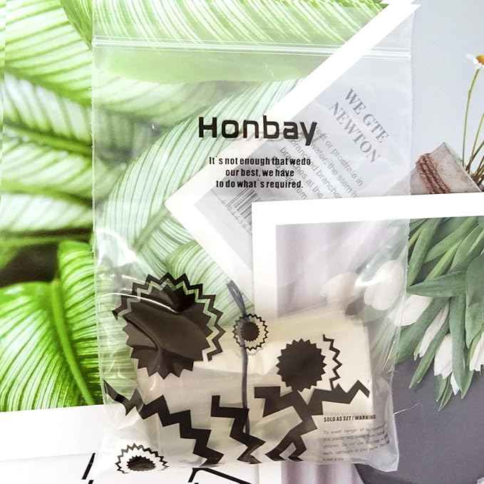 Honbay 200PCS Clear PVC Heat Shrink Balm