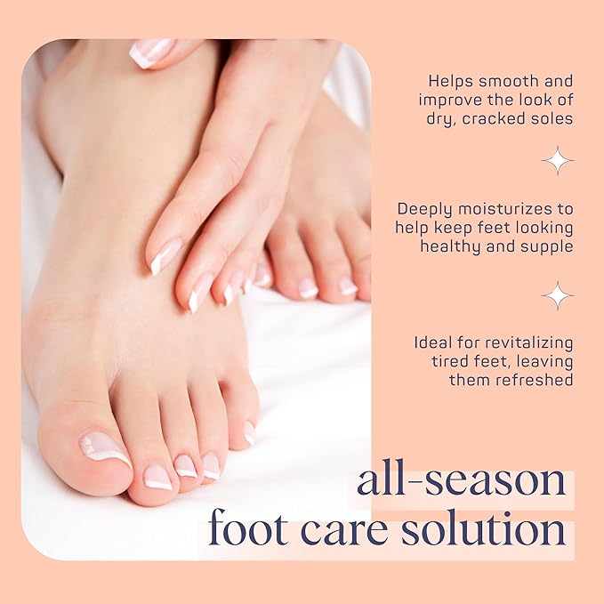 SpaLife Moisturizing Foot Sockies | Foot Mask for Dry Cracked Feet Intensive Repair Treatment | Tea Tree Oil Softening Booties | Callus Remover Alternative | Self Care Gifts for Women | 8 Pack