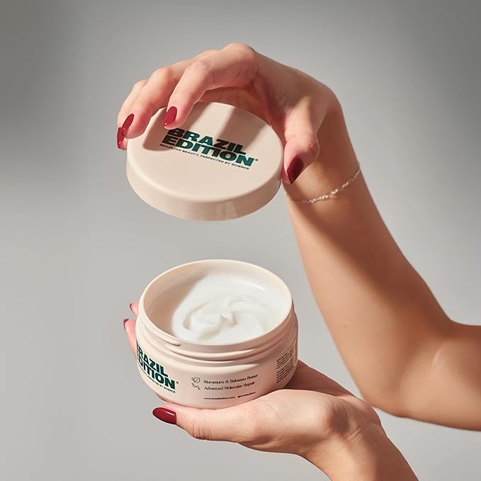 BRAZIL EDITION Restorative Peptide Hair Mask – Deep Repair in 2 Minutes, Hydration & Shine, Murumuru & Babassu Butters, Hyaluronic Acid, Strengthens & Smooths Damaged Hair (7 oz)