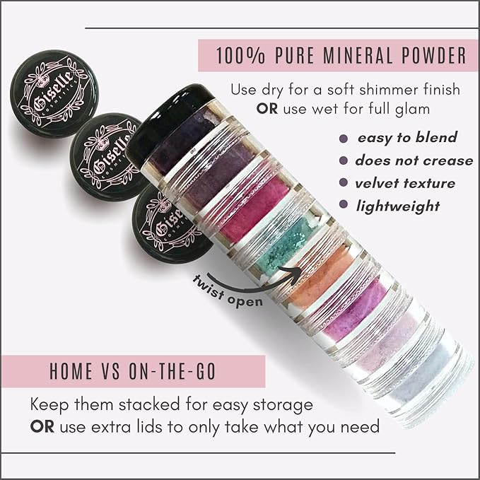 Loose Mineral Eyeshadow and Contouring Palette - Lolly