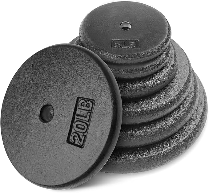 A2ZCARE 1 inch Weight Plates Set 1.25 lbs 20 lbs, 1 inch, 1 inch
