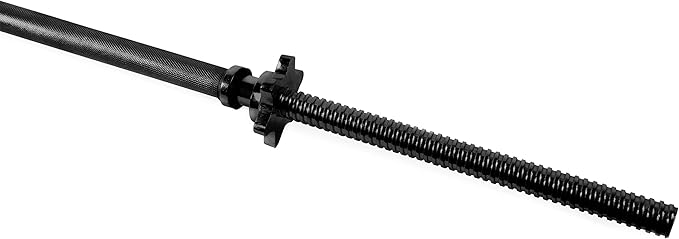 CAP Barbell 60” Standard Solid Threaded Bar 1-Inch, Multiple