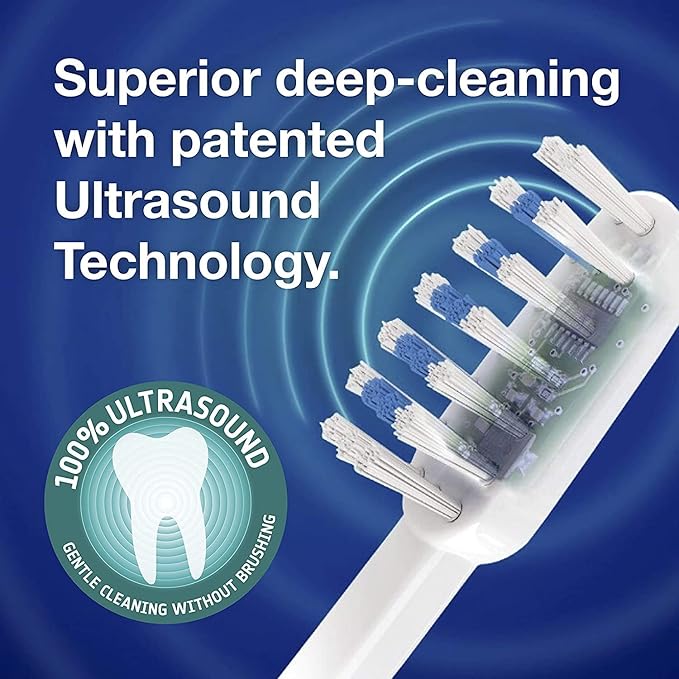 Emmi-dent Oral Waver Electric Toothbrush. Ideal for Sensitive Teeth, Plaque Removal and More! Includes Nano-Bubble Toothpaste (Kids Gentle Vibration Oral Waver with 100% Ultrasound)