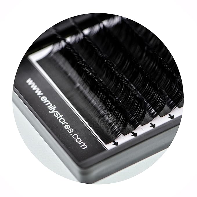 0.03mm Thickness C Curl Eyelash Extension Fine Soft Light-Weight Volume Individual Lash For Easy Fan Eyelash Extensions (11MM)