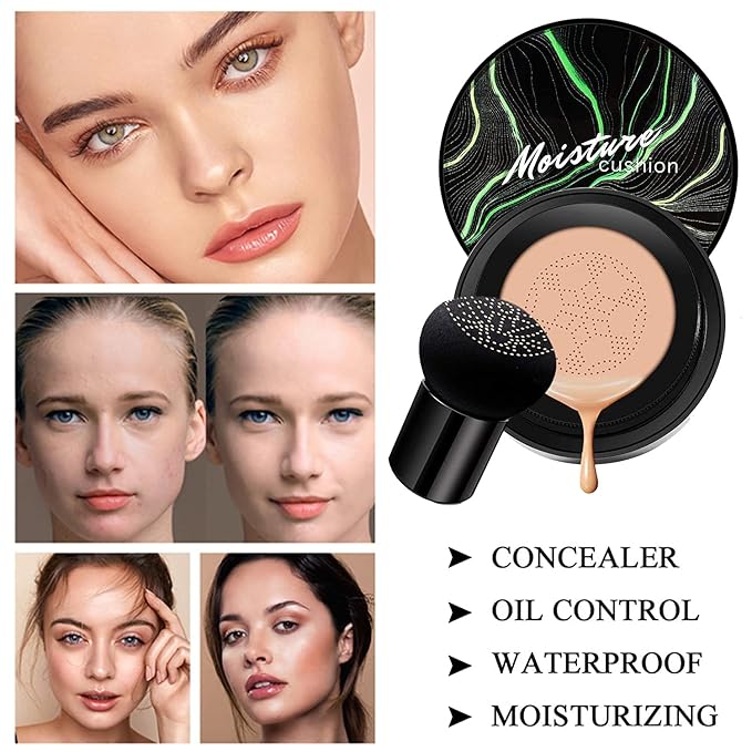 2 PCS Mushroom Head Air Cushion CC Cream