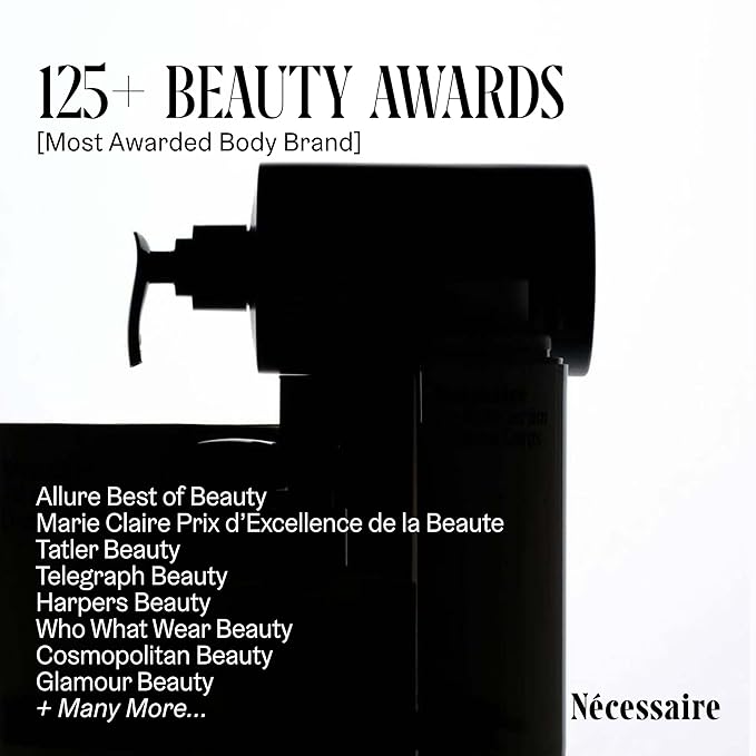 Nécessaire The Body Lotion Eucalyptus – Multi-Peptide Moisturizer - Firming Body Lotion for Women + Men. 2.5% Niacinamide. Non-Comedogenic + Hypoallergenic for Sensitive Skin – 450ml/15.2 fl oz